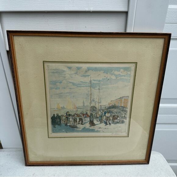 Vintage Venice, Italy Framed Print - Picture 1 of 9